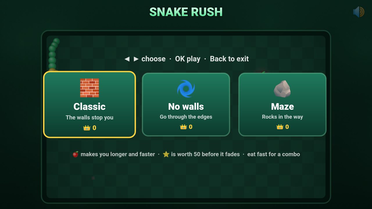 Snake Rush screenshot 1