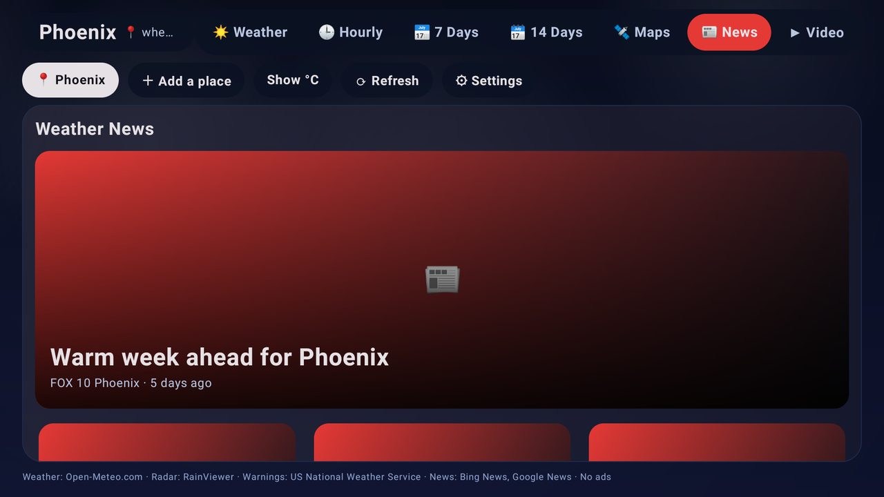 Spark Weather screenshot 5